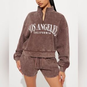 Fashion Nova Chocolate LA Vibes Lounge Set